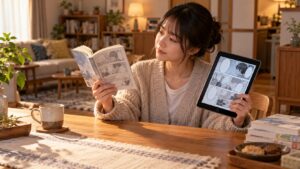 ヒロアカ431話を読む電子書籍をスマホとタブレットで探すイメージ