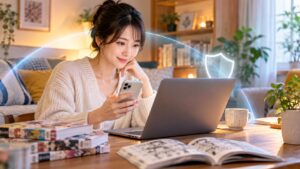 『生後0ヶ月の最強魔王』を正規の電子書籍サービスで安全に読むイメージ