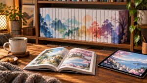 『氷の城壁』の単行本と電子版を楽しむ読書スタイルのイメージ
